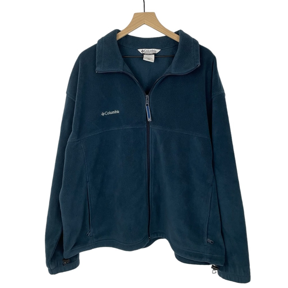 ❄️Men’s Teal Columbia Full Zip Fleece Jacket❄️